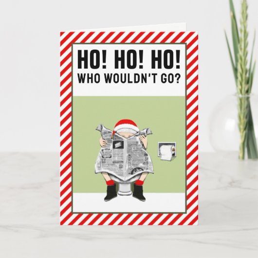 grappige kerstkaarten feestdagen kaart (Voorkant)