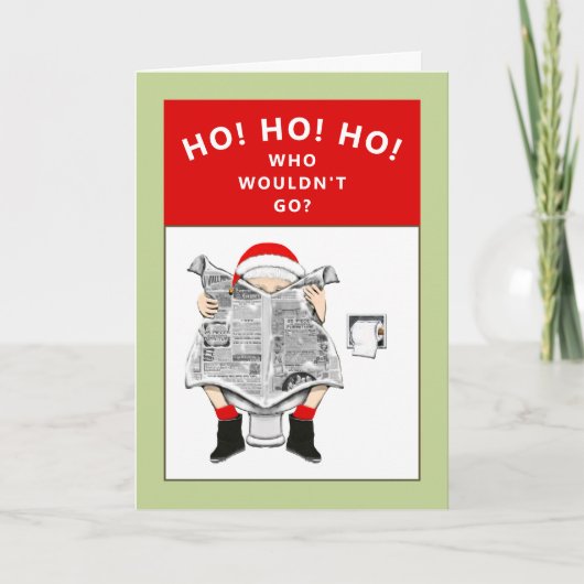 Grappige kerstkaarten feestdagen kaart (Voorkant)
