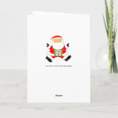 Grappige kerstkaarten feestdagen kaart (Achterkant)