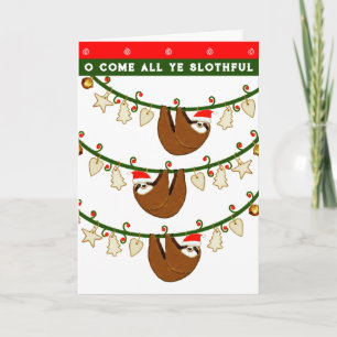 Grappige kerstkaarten feestdagen kaart
