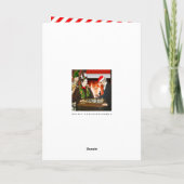 Grappige kerstkaarten feestdagen kaart (Achterkant)