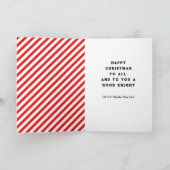 Grappige kerstkaarten feestdagen kaart (Binnen)