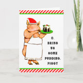 grappige kerstkaarten feestdagen kaart (Voorkant)