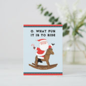 Grappige kerstkaarten feestdagenkaart (Staand voorkant)