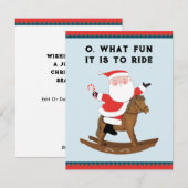 Grappige kerstkaarten feestdagenkaart (Voorkant / Achterkant)