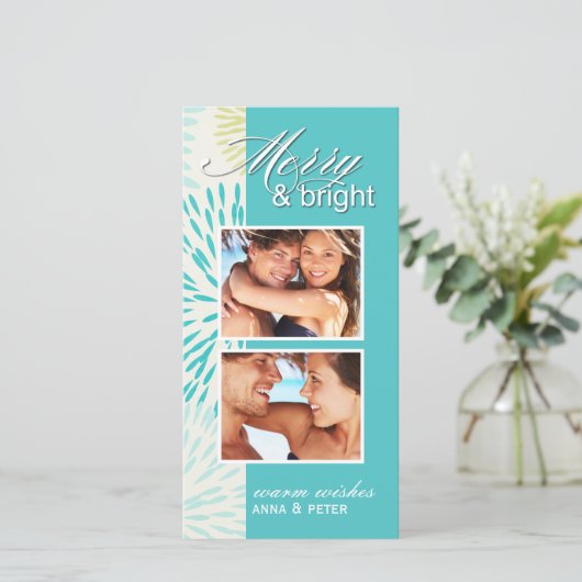 Grappige kerstkaarten feestdagenkaart (Staand voorkant)