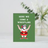 Grappige kerstkaarten feestdagenkaart (Staand voorkant)