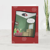 Grappige Kerstkaarten: Het ongeval Feestdagen Kaart (Voorkant)