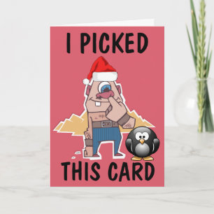 GRAPPIGE KERSTKAARTEN NEUS PULKEN KAART