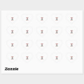 Grappige Kerstkat Geest Vintage Gravure Ontwerp Hart Sticker (Vel)