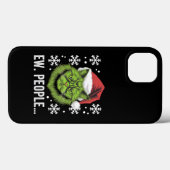 Grappige Kerstkat Iew Mensen Meowy Kattenliefhebbe Case-Mate iPhone Case (Achterkant (horizontaal))
