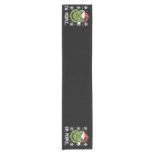 Grappige Kerstkat Nieuwe Mensen Meowy Kattenliefhe Korte Tafelloper (Voorkant)