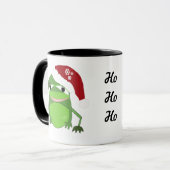 Grappige Kerstkikker met Spreuk Mok (Voorkant links)
