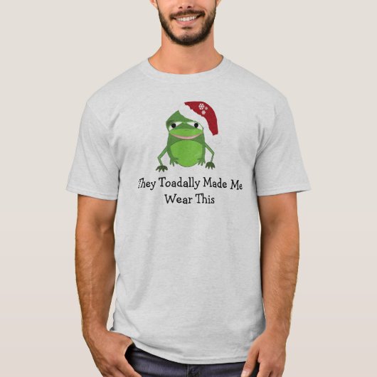 Grappige Kerstkikker Met Spreuk T-shirt (Voorkant)