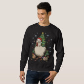 Grappige Kerstkip met Capybara & Luiaard  Trui (Voorkant volledig)