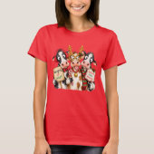 Grappige Kerstkoe T-shirt (Voorkant)