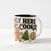 Grappige Kerstkoekjes Mok (Voorkant rechts)