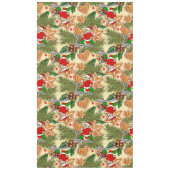 Grappige kerstloopband kerstkoekjes tafelkleed (Voorkant)