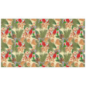 Grappige kerstloopband kerstkoekjes tafelkleed (Voorkant (Horizontaal))