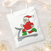 Grappige kerstloopband kerstman bedankzakje (Geknipt)