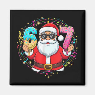 Grappige Kerstman 67 Ijs Drip Kerstmis Xmas Tiener Magneet