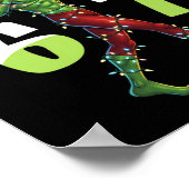 Grappige Kerstman Alien Zes Zeven Meme 67 Kerstman Poster (Hoek)