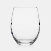 Grappige Kerstman Baby Kerst Holstein Koe Wijnglas Zonder Voet (Links)