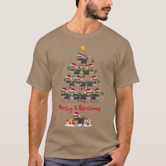 Grappige Kerstman bijpassende Kerstman Yorkshire T T-shirt