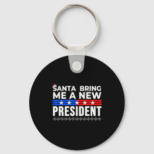 Grappige Kerstman Breng Me Een Nieuwe President Li Sleutelhanger