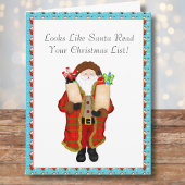 Grappige Kerstman brengt de drank Kerstmis Kaart