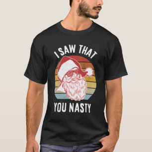 Grappige kerstman die ik je vervelend zag t-shirt