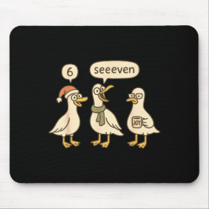 Grappige Kerstman Domme Gans 6 7 Kerst Ganzen Zes Muismat