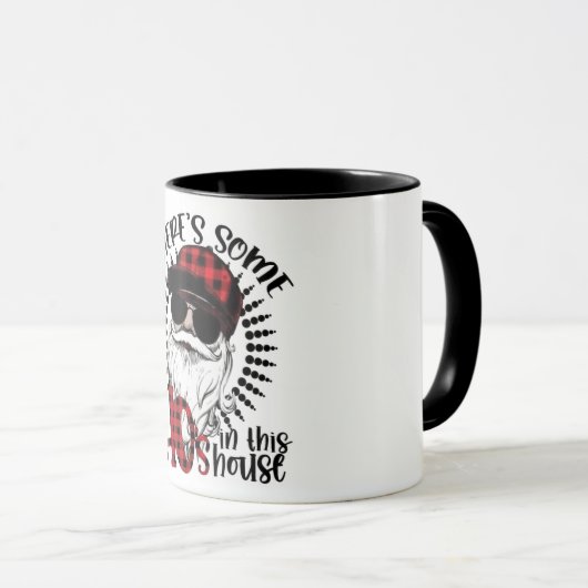 Grappige Kerstman Er zijn wat Ho's in het huis Mok (Voorkant rechts)