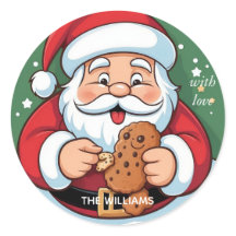 Grappige Kerstman Feestelijke Cookie Vakantie