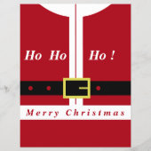 Grappige Kerstman Flyers (Achterkant)