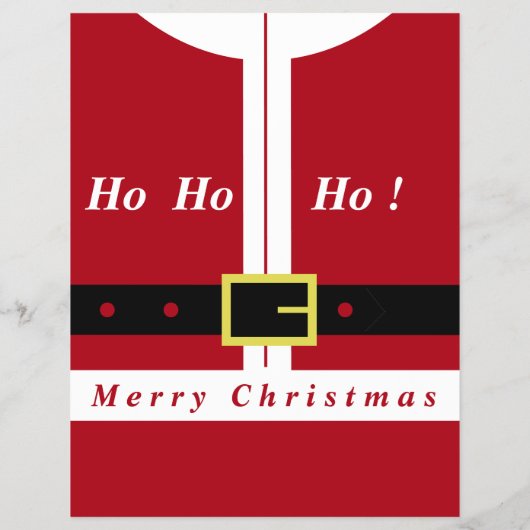 Grappige Kerstman Flyers (Achterkant)