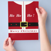 Grappige Kerstman Flyers (Hand)