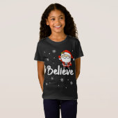 Grappige Kerstman Geloof T-shirt (Voorkant volledig)