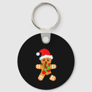 Grappige Kerstman Gemberkoek Man Kookje Oh Snap Sleutelhanger