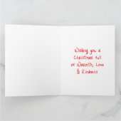 Grappige Kerstman Genieten van een cocktail op het Kaart (Binnen)