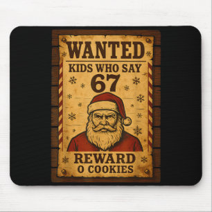 Grappige Kerstman Gezocht Stoute Kinderen Die 67 C Muismat