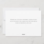 Grappige Kerstman Gnomes Kerstmis Feestdagenkaart (Achterkant)