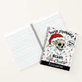 Grappige Kerstman, heb jezelf een eng klein kerstf Notitieboek (Binnen)