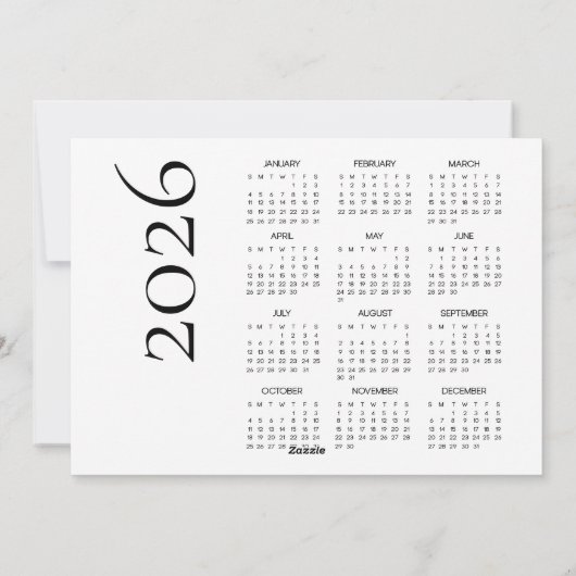 Grappige Kerstman Het was Hond 2026 Kalender Kerst Feestdagenkaart (Achterkant)