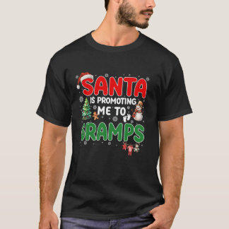 Grappige Kerstman is het bevorderen van mij naar G T-shirt
