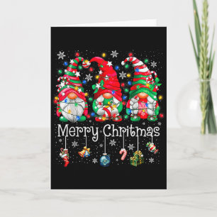 Grappige Kerstman Kabouter Hangen Met Mijn Kaboute Kaart