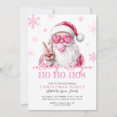 Grappige Kerstman Kerst Friendmas Feest Kaart (Voorkant)