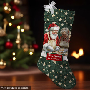 Grappige Kerstman Kerstkous familie Grote Kerstsok