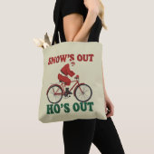 Grappige Kerstman Kerstman is uit Ho's is uit Tote Bag (Dichtbij)