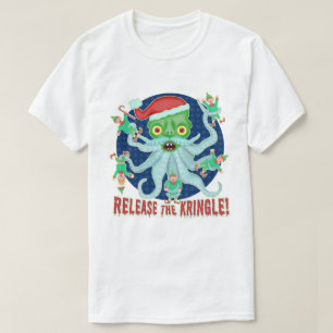 Grappige Kerstman Kerstman Laat de Kringle T-shirt
